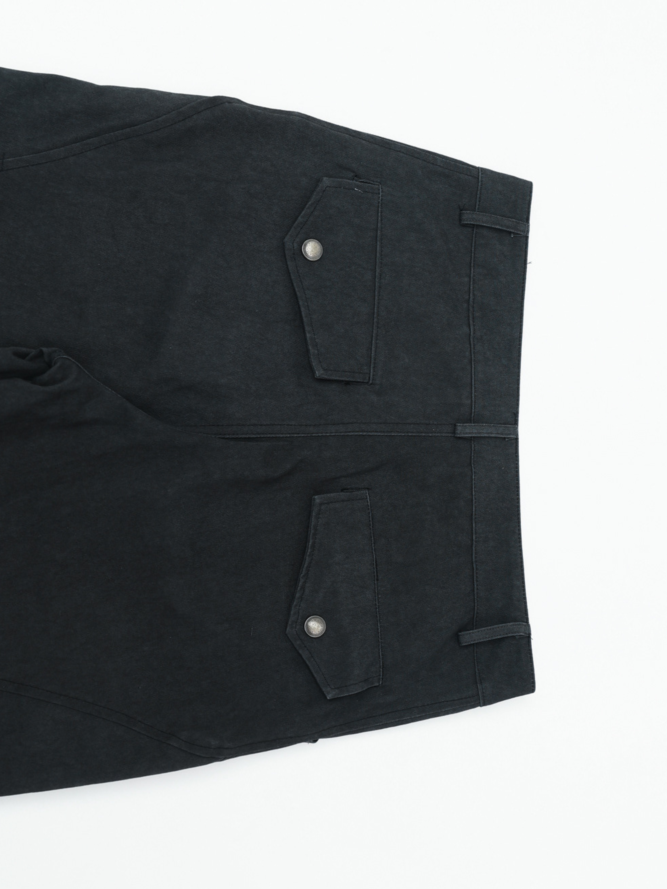 FoxDrop - Unisex Retro Paratrooper-Inspired Wide-Leg Utility Pants GONGGAR SPORTS