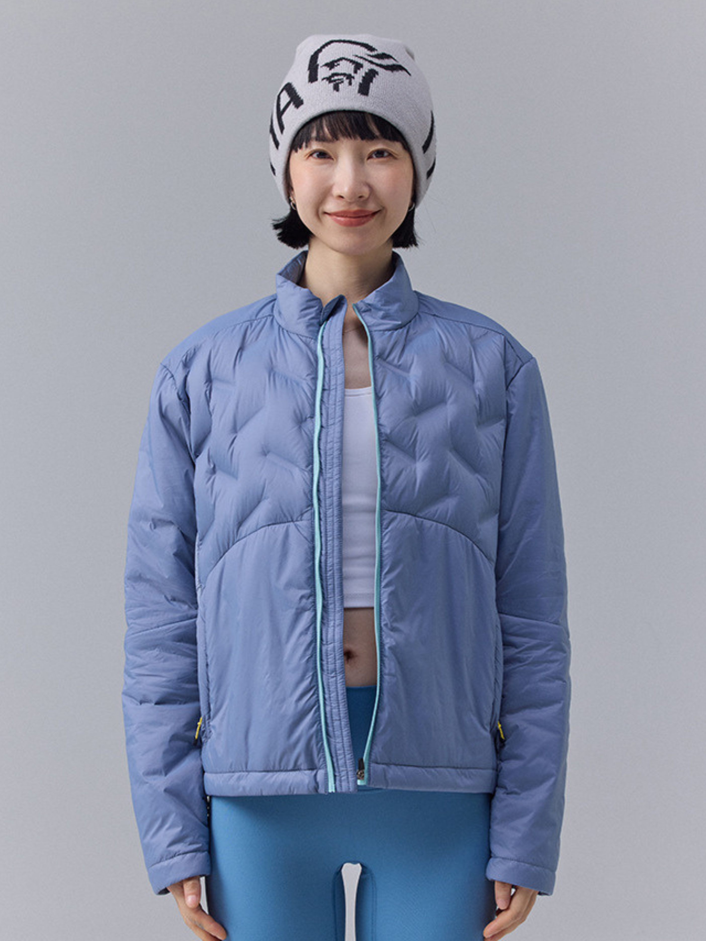DryBench - Unisex Spliced Collar Outdoor Down Jacket