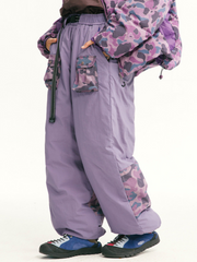 EaglePeak - Unisex 90% Duck Down Utility Snow Pants with Cinched Hem GONGGAR SPORTS