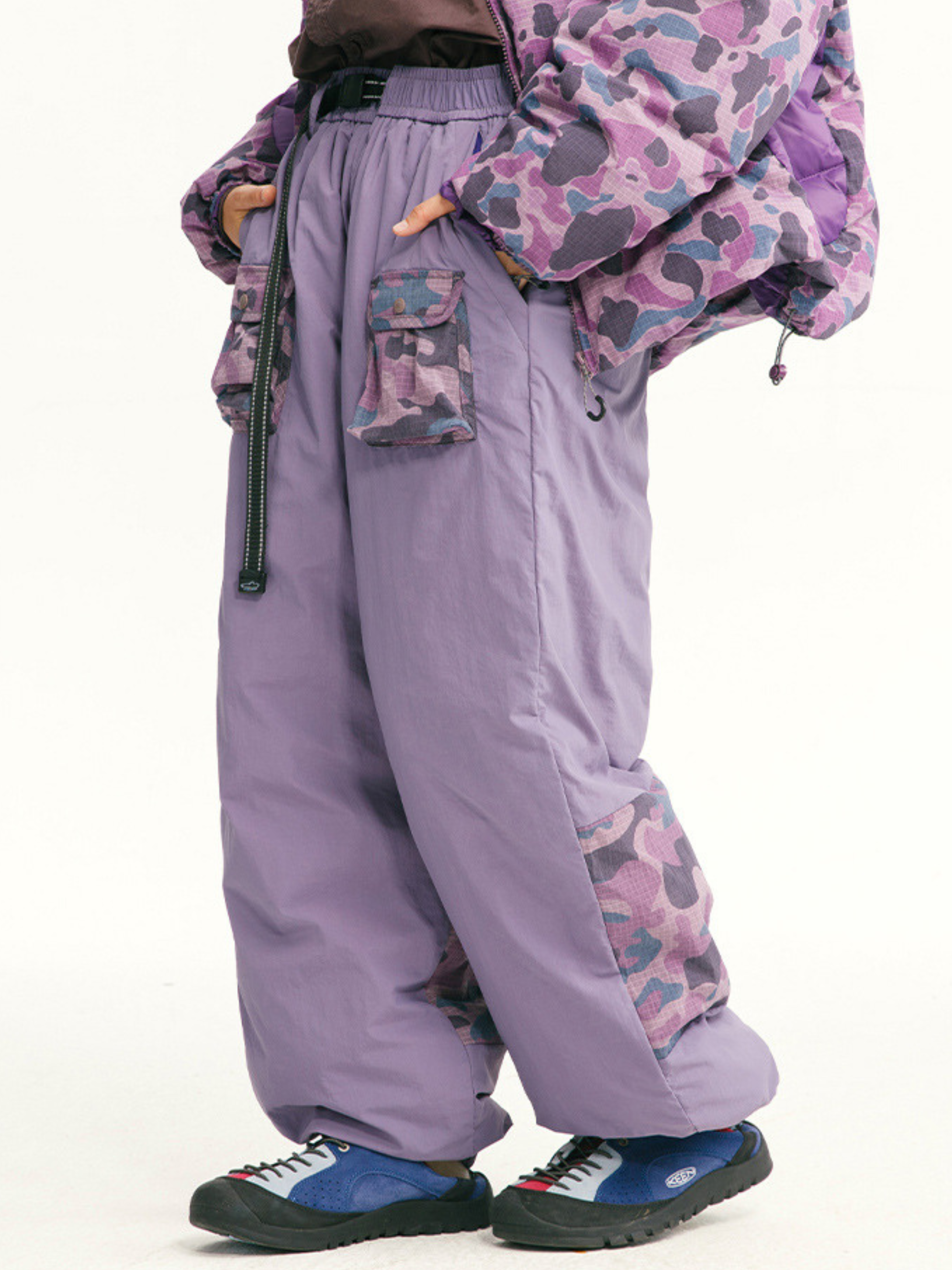 EaglePeak - Unisex 90% Duck Down Utility Snow Pants with Cinched Hem GONGGAR SPORTS