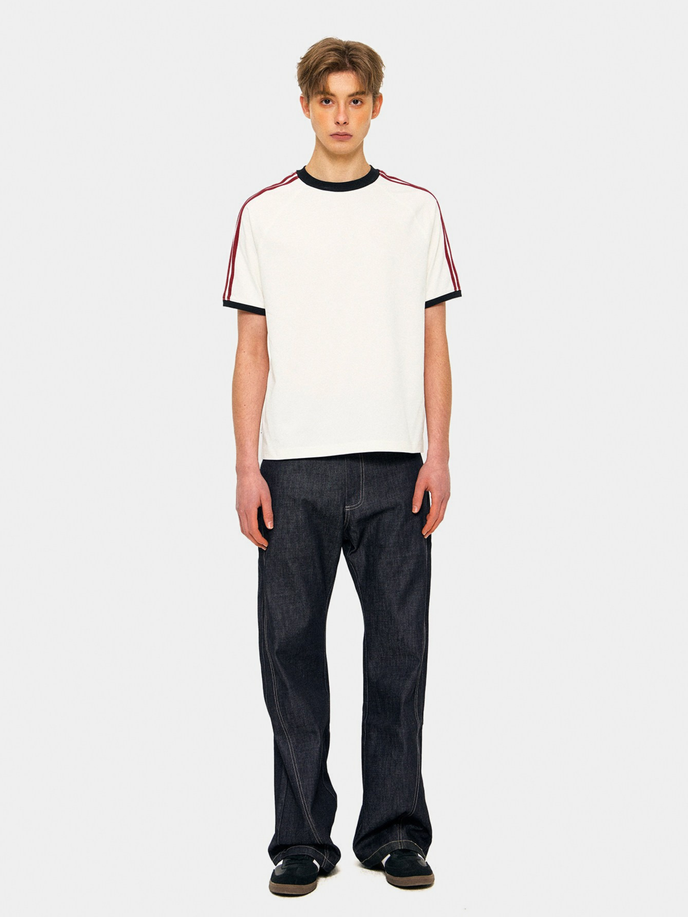 Dusttrail - Unisex Colorblock Cooling Striped Quick-Dry T-Shirt