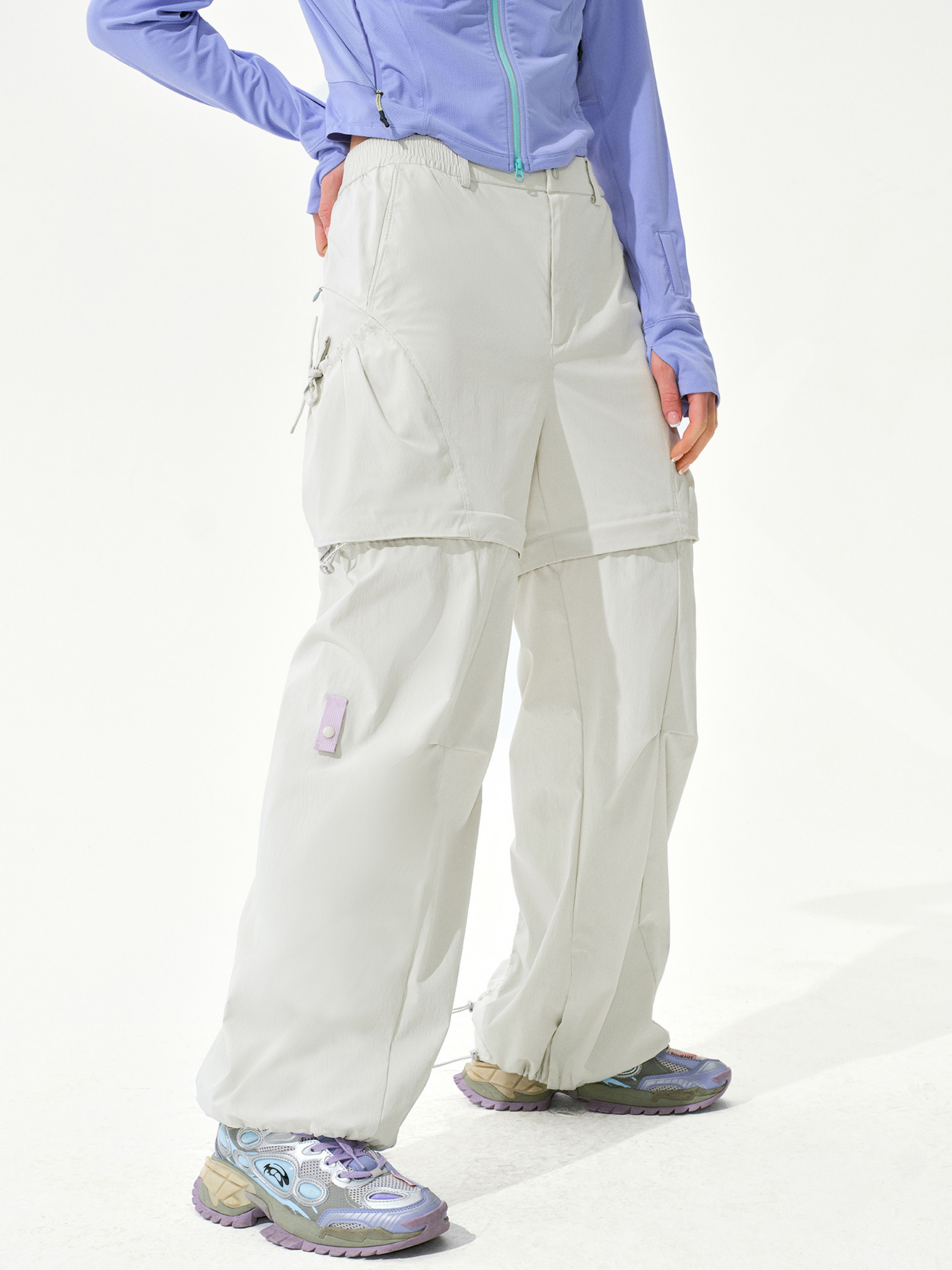 Aquafield - Women’s Scotchgard moisture-wicking detachable long shorts