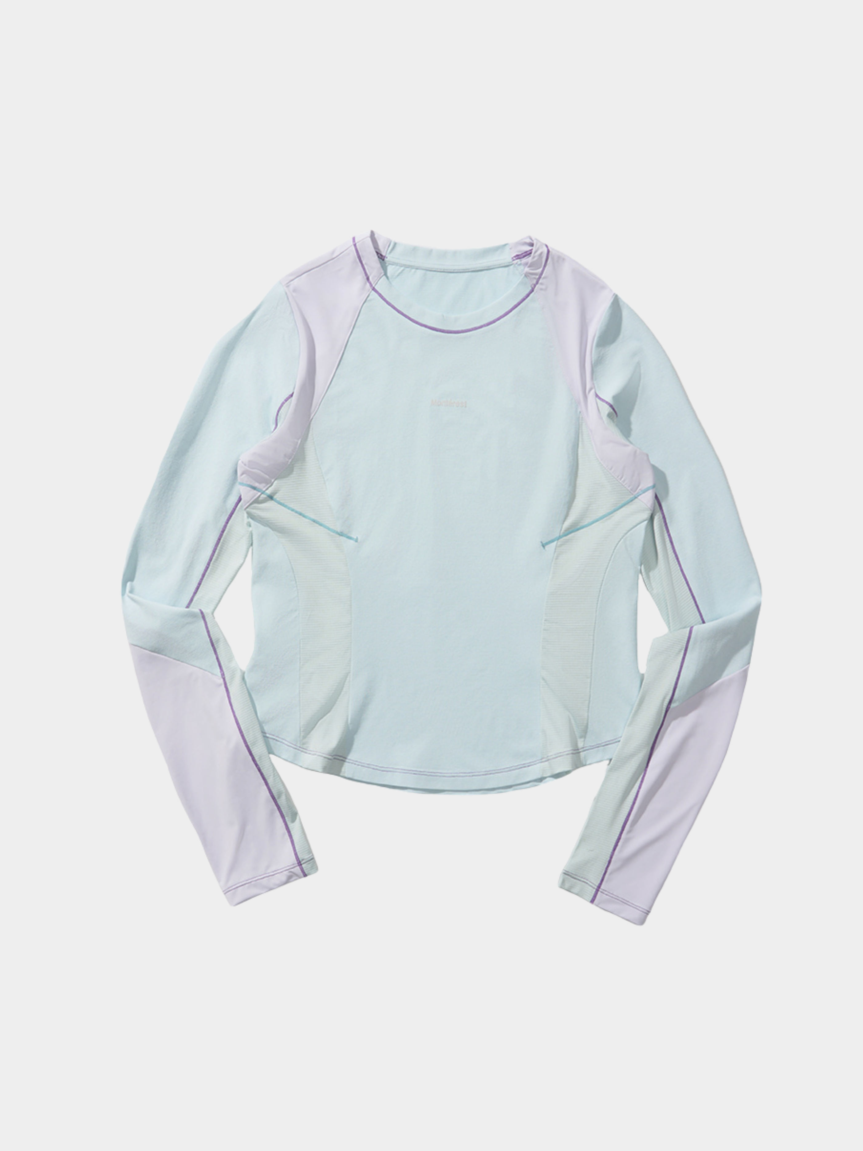 Aquafall - Women's 5A Antibacterial Colorblock Slim Fit T-Shirt