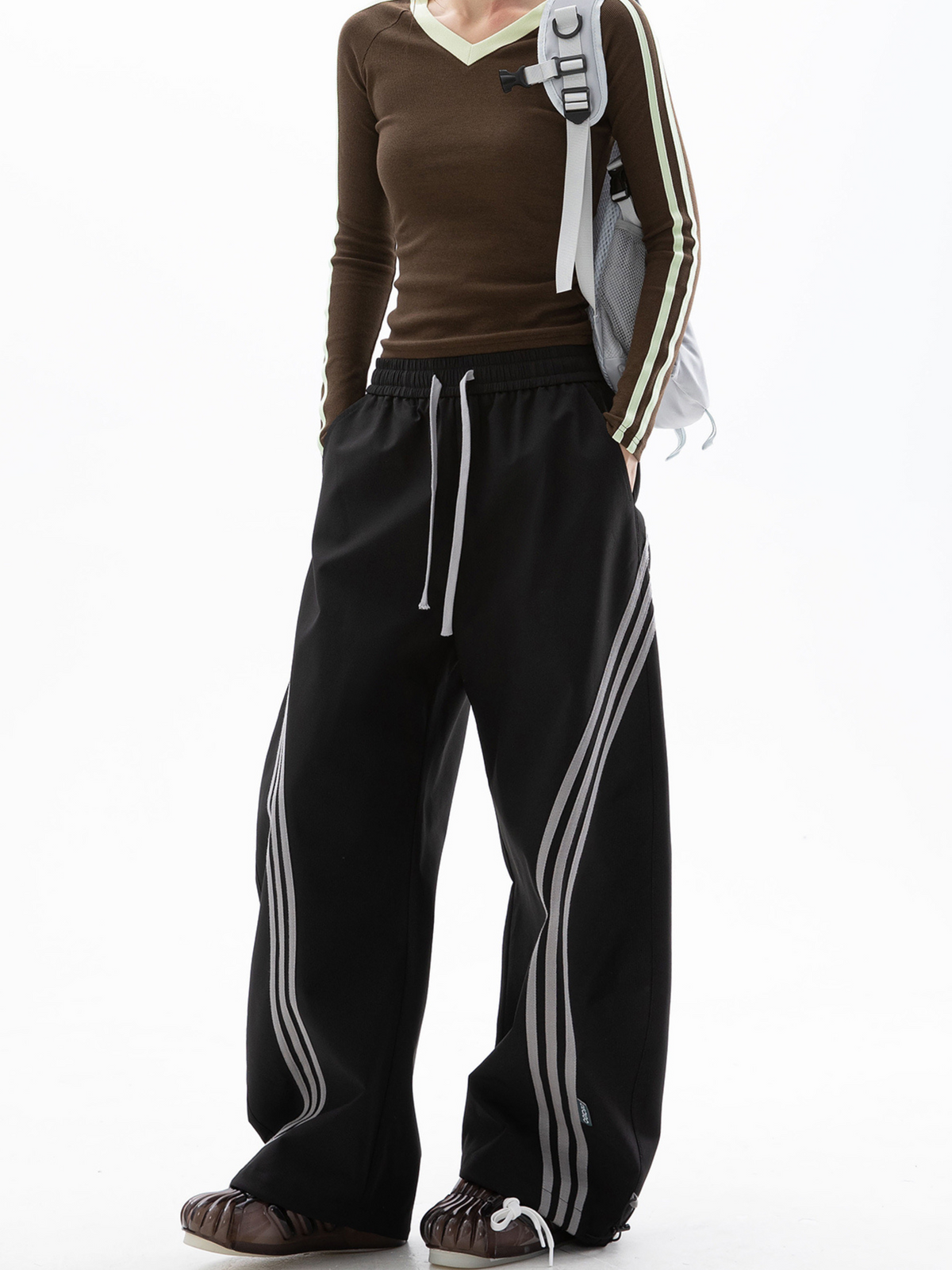 Nomad - Women's Three-Stripe Colorblock Track Pants