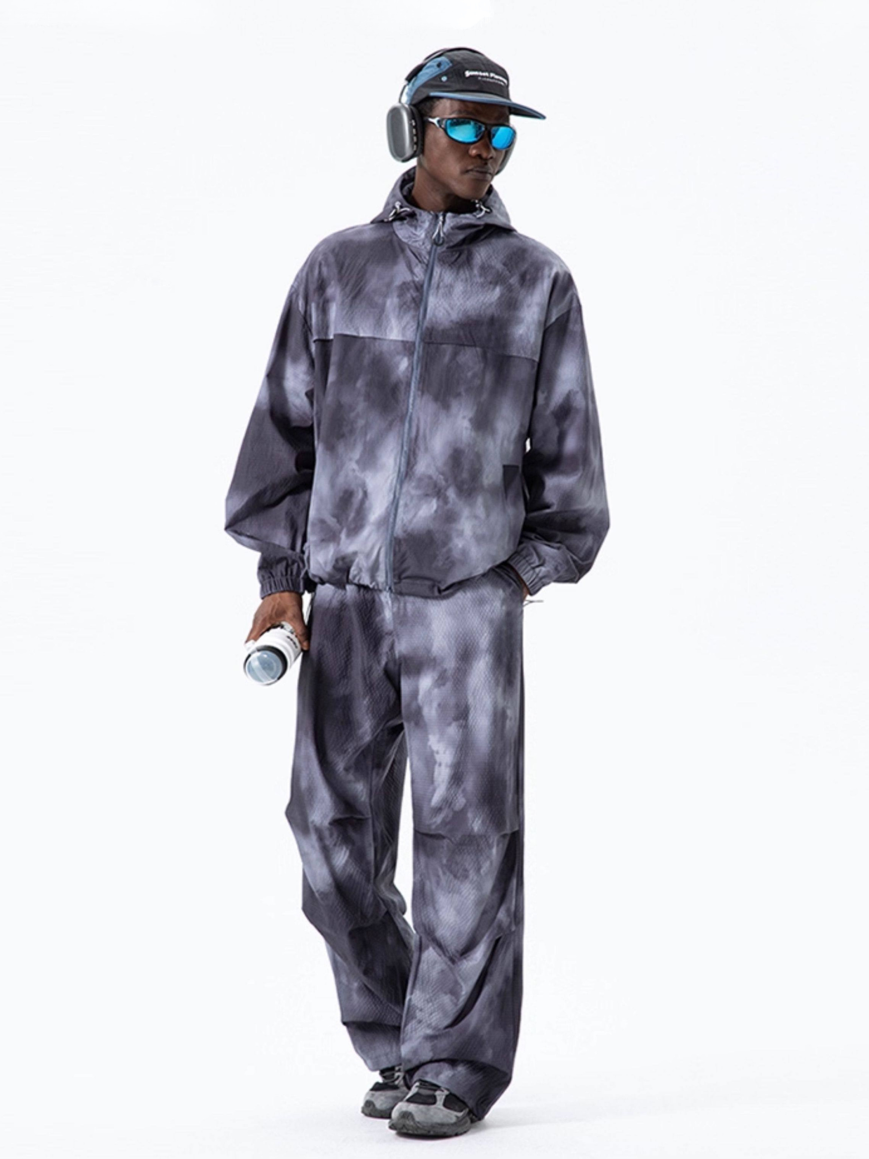 Crimp - Water-Repellent Tie-Dye Cargo Pants