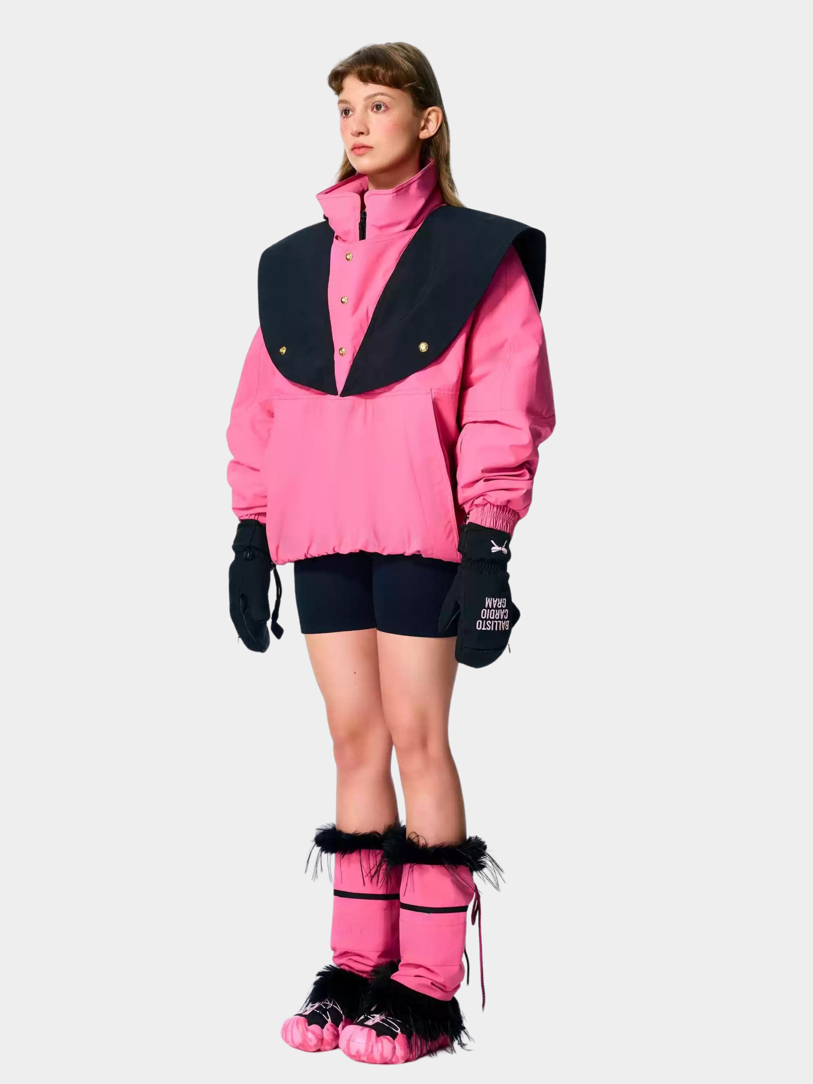 Range - Women's Heart Detail Padded Jacket & Bib Pants Ski Set