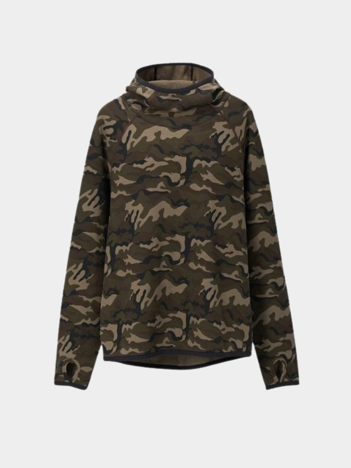 CamoMist - Windproof Warm Waffle Hooded Sweatshirt