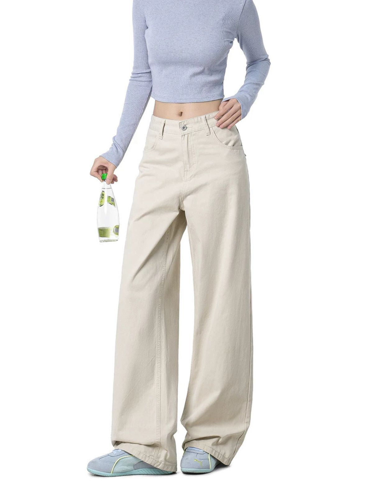 Gloomstep - Women's Abrasion-Resistant Wide-Leg Cargo Pants