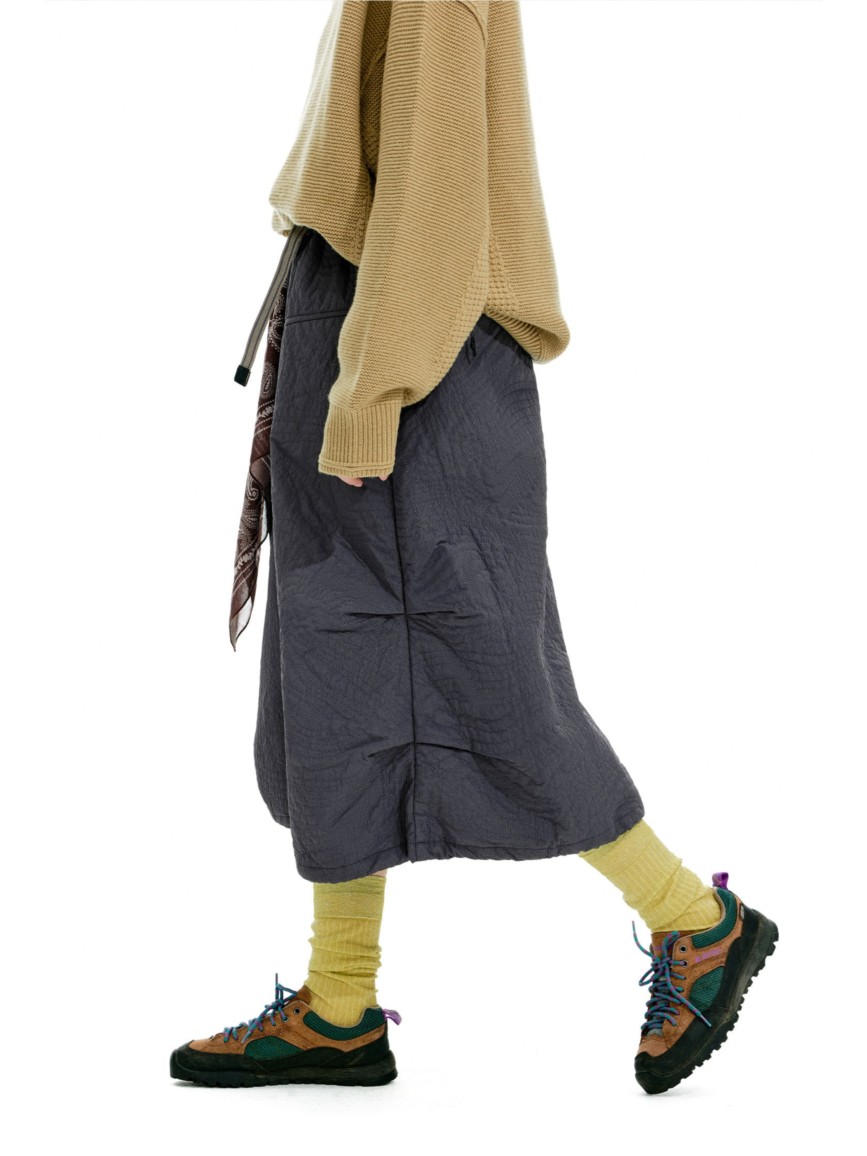 Emberflare - Women's Quilted Insulated Midi Skirt