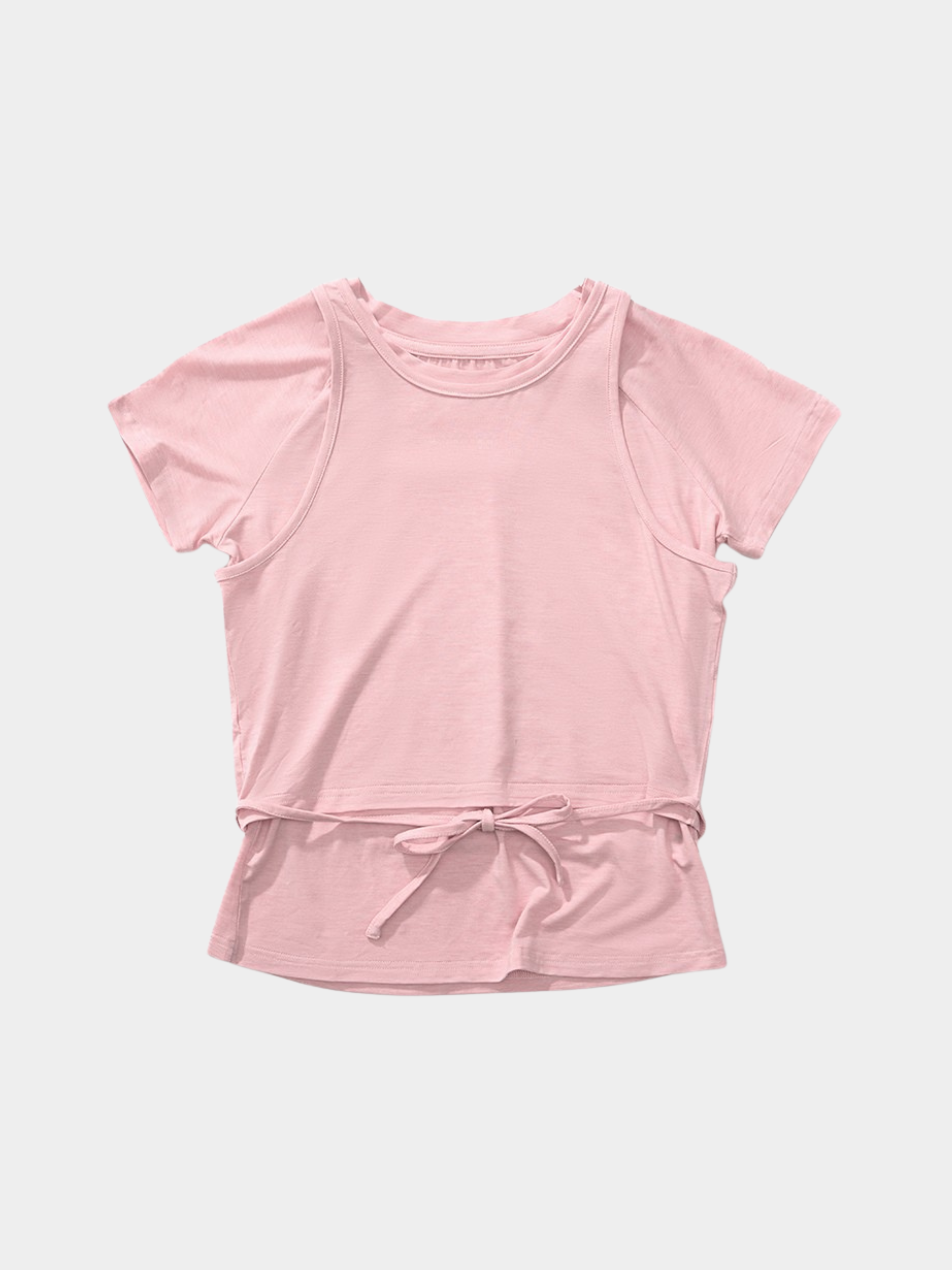 Caveloop - Women's 5A Antibacterial Yarn Slim Vest Short-Sleeve T-Shirt