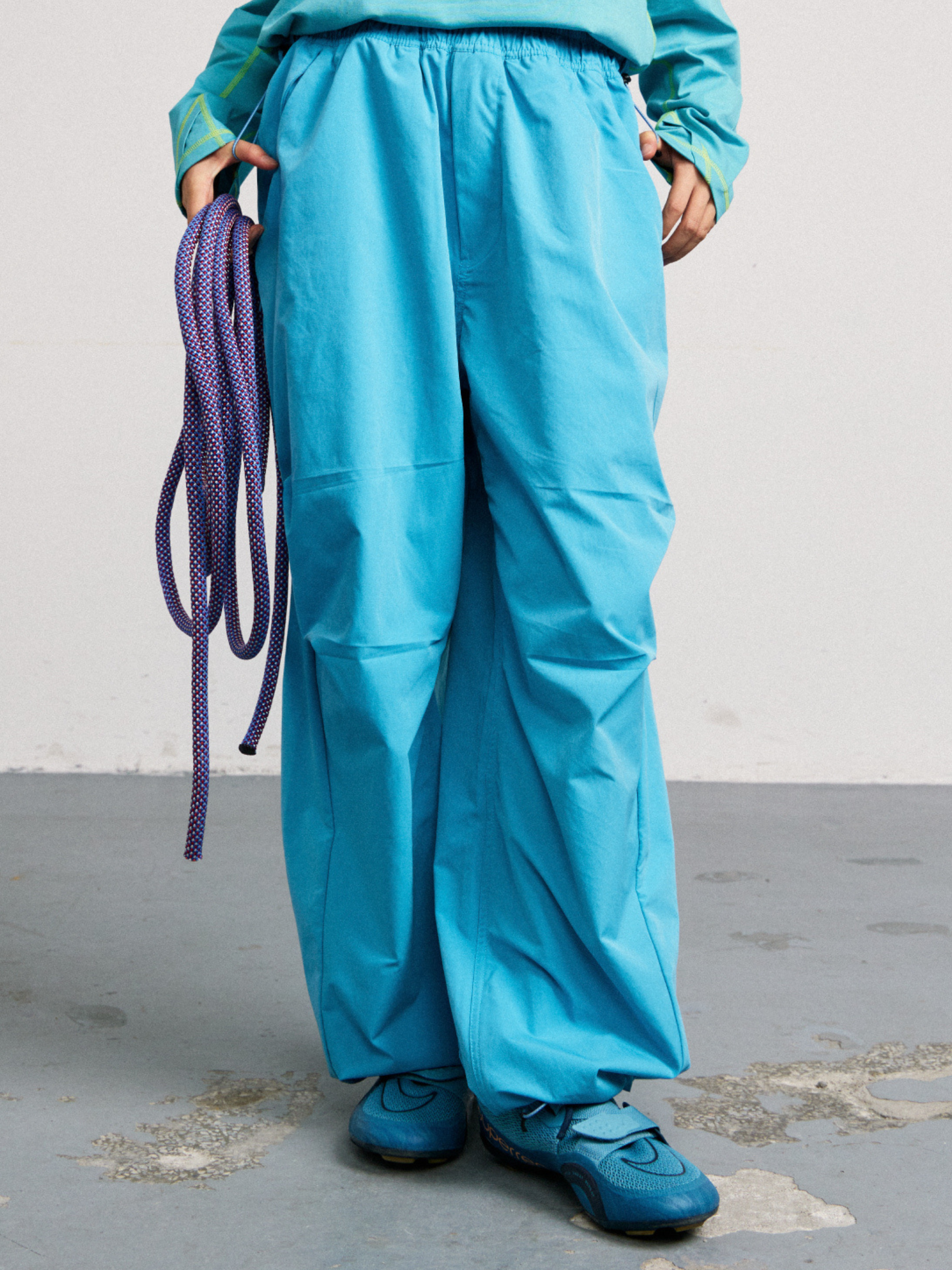 Echofall - Unisex Dopamine-Toned Curved Utility Pants with Hidden Pockets GONGGAR SPORTS