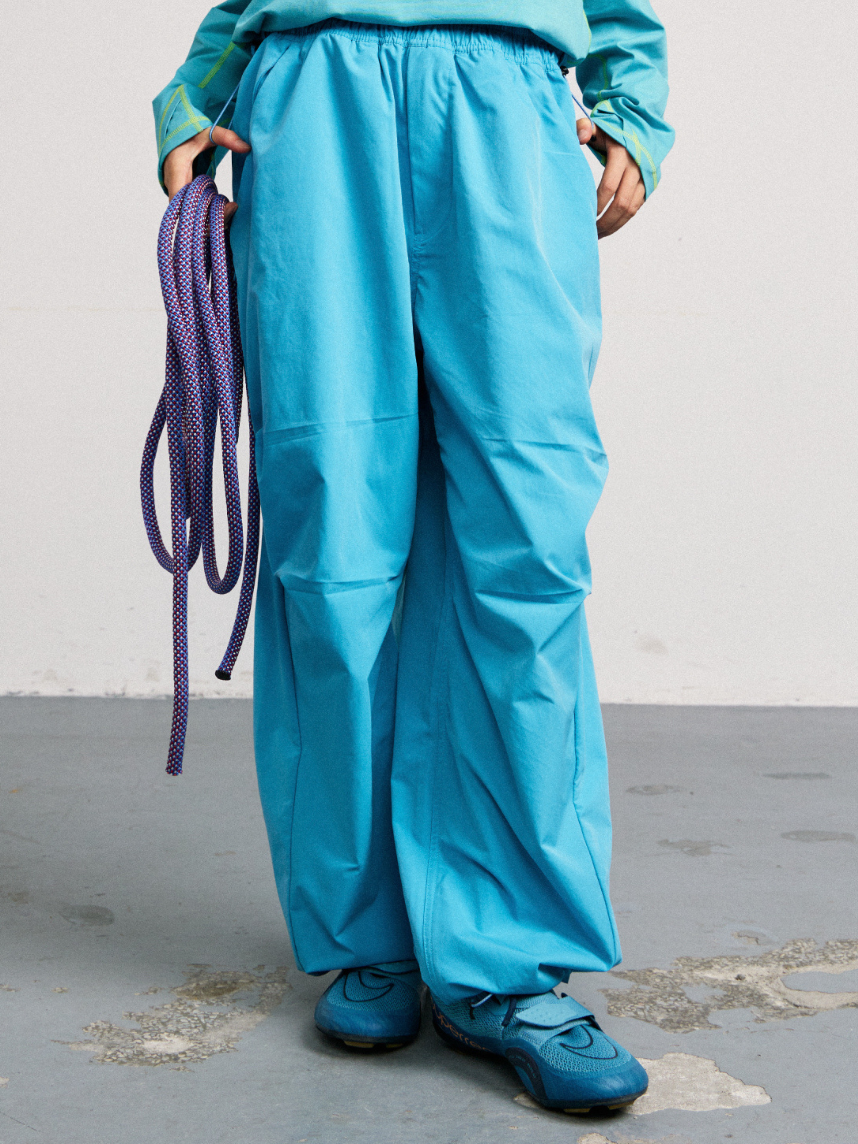 Echofall - Unisex Dopamine-Toned Curved Utility Pants with Hidden Pockets GONGGAR SPORTS
