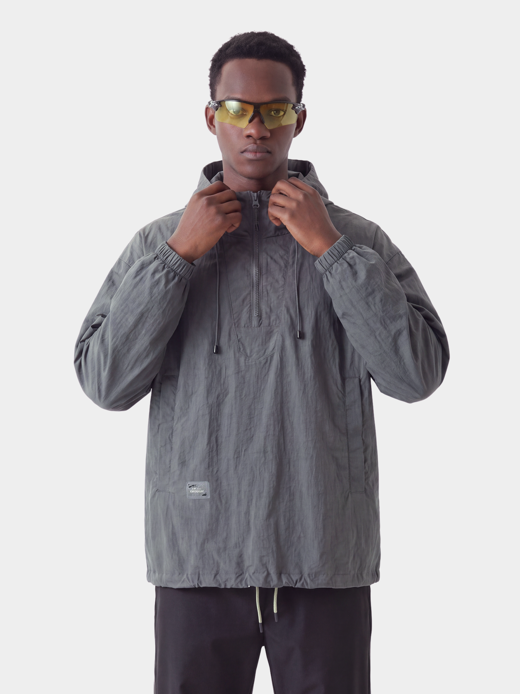 EdgePack - Unisex Half-Zip Water-Repellent Hooded Jacket