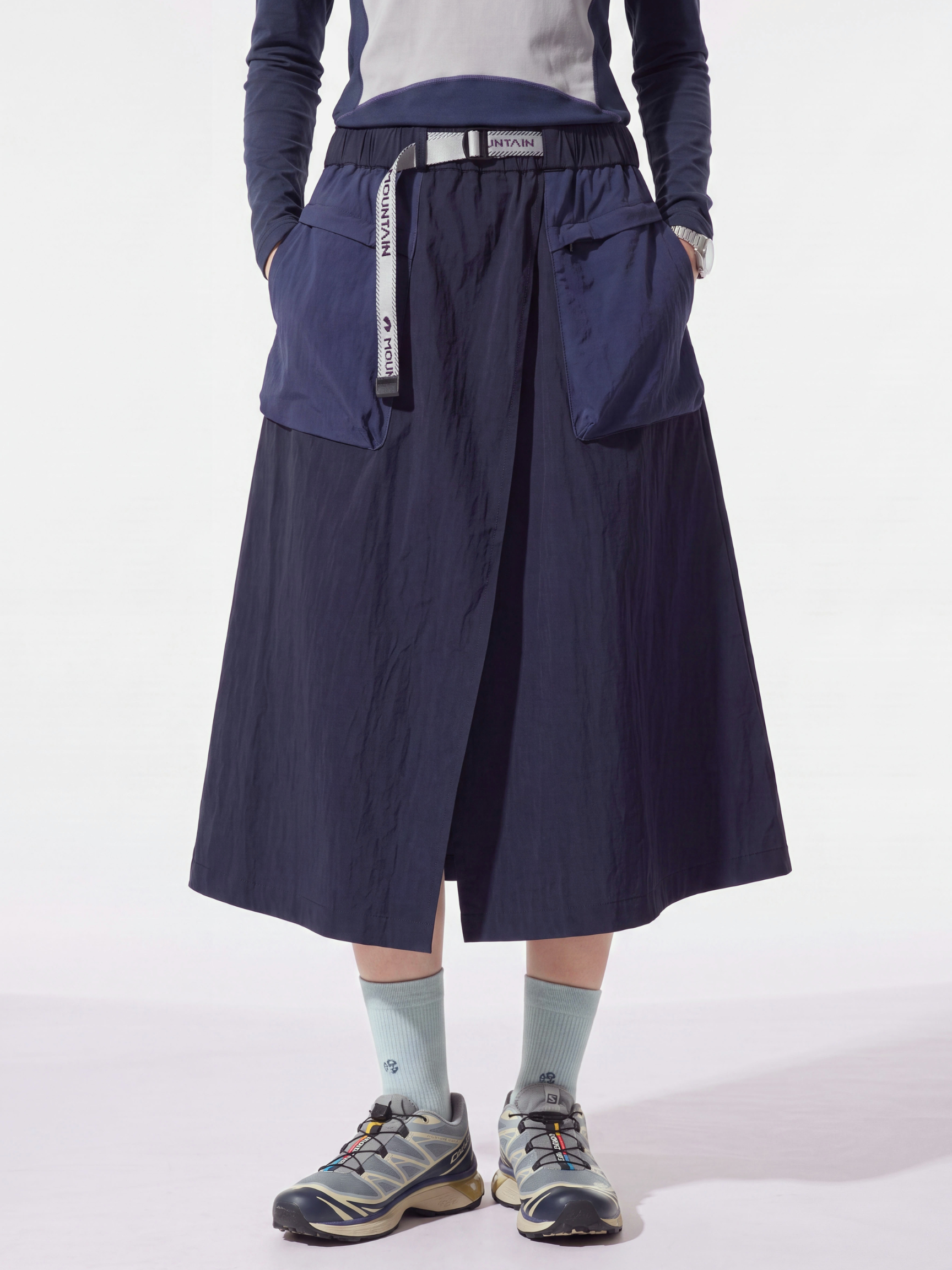 FloatDual - Women's Water-Repellent Quick-Dry Color-Block Outdoor Skirt