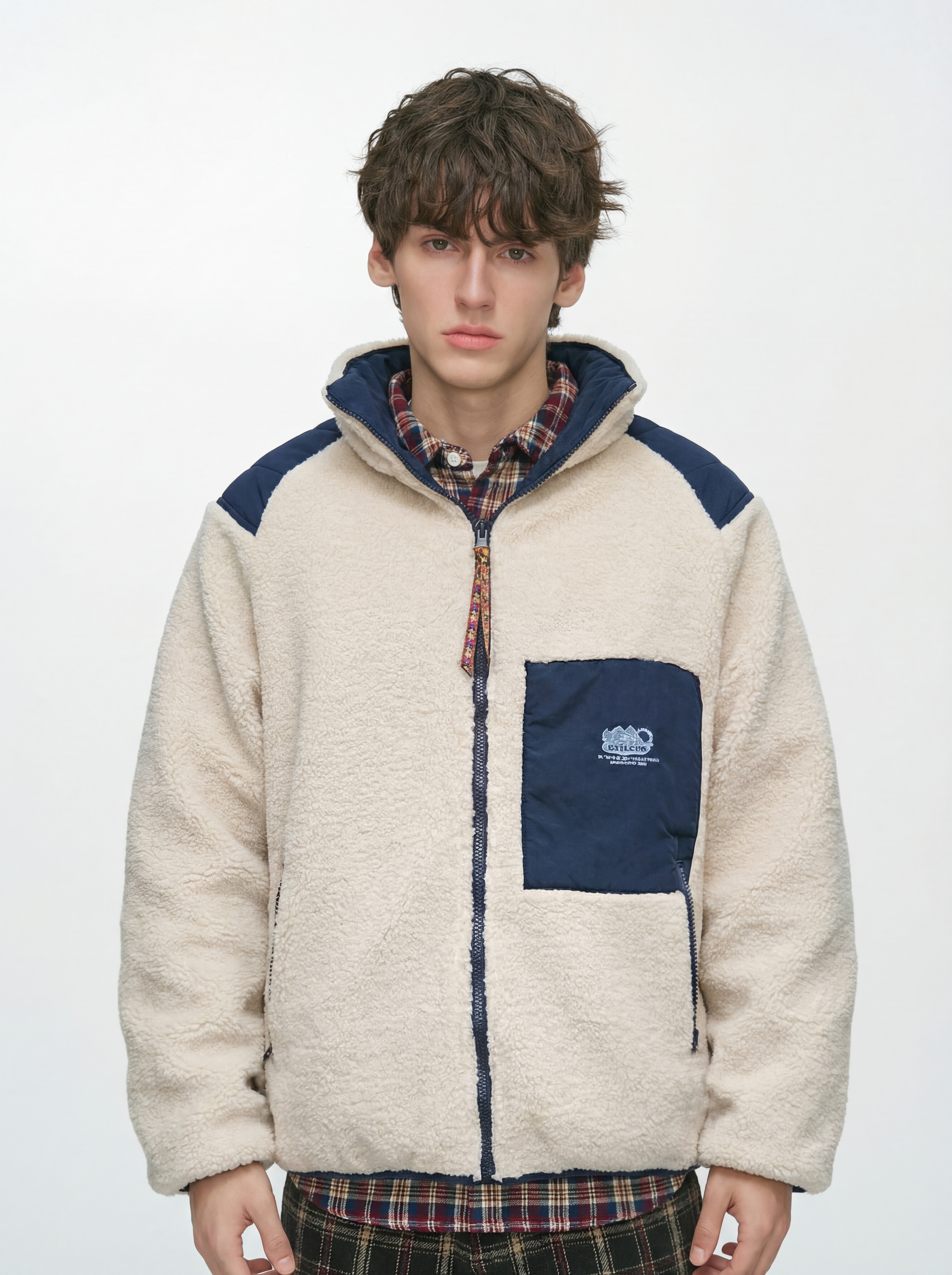 GlowCanopy - Men's Waterproof & Windproof Reversible Fleece Jacket