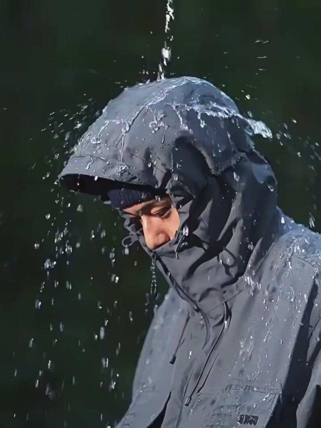 Load video: CanyonLife - Unisex Hard Shell Waterproof Outdoor Jacket