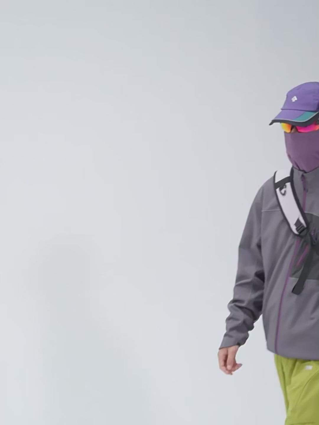 Load video: Driftcore - Unisex Colorblock Stand Collar Jacket