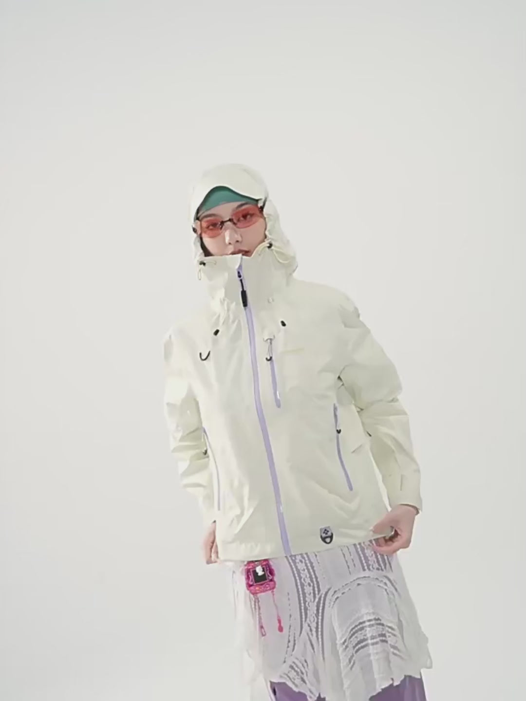 Load video: AshNest - Windproof &amp; Waterproof Hard Shell Jacket