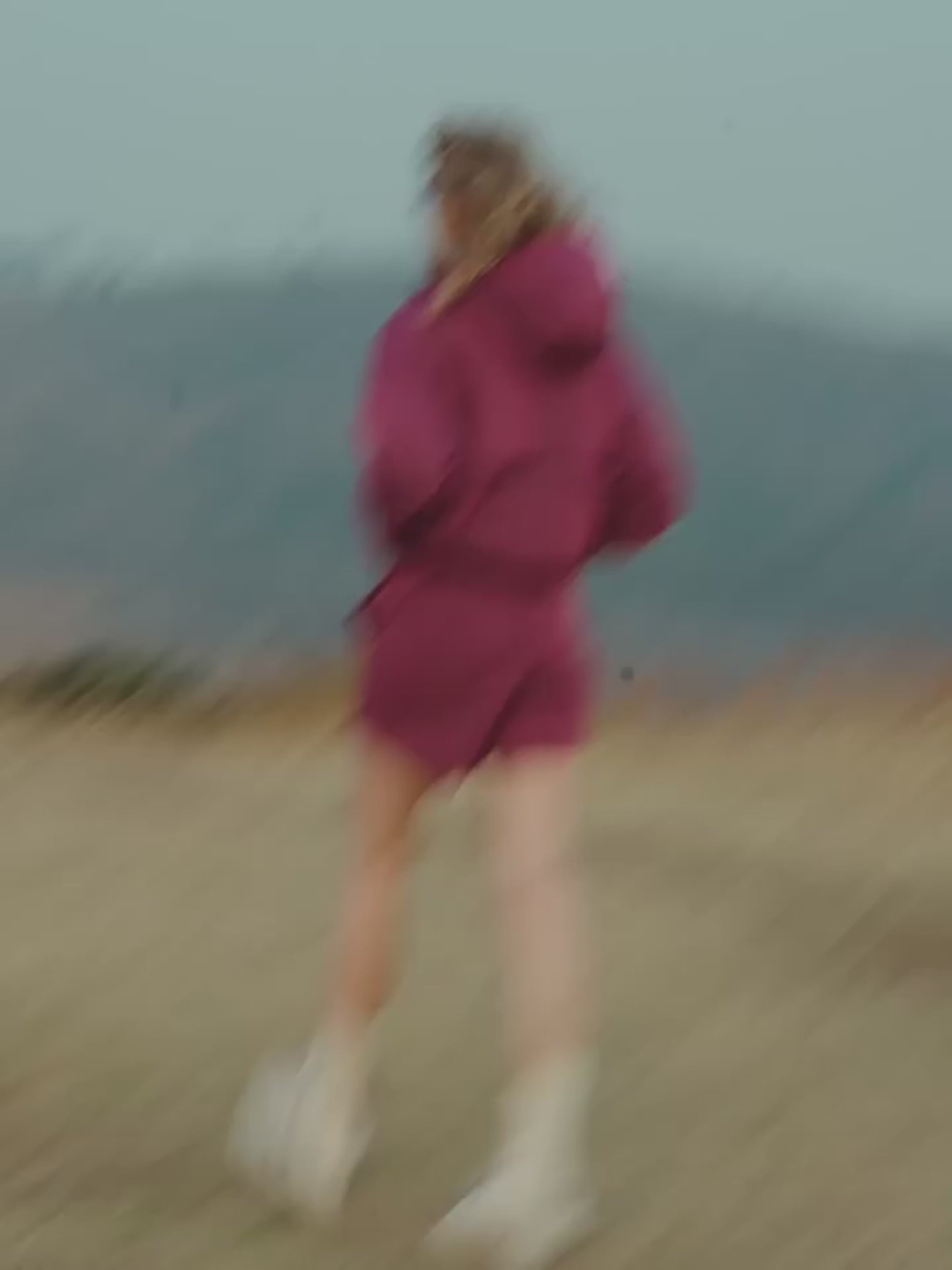 Load video: MesaPoint - Women&#39;s UPF50+ Water-Repellent Windbreaker with Metallic Sheen